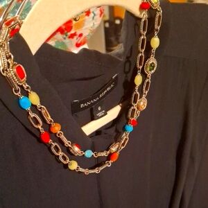 Vintage Multicolor Jewels Necklace SS